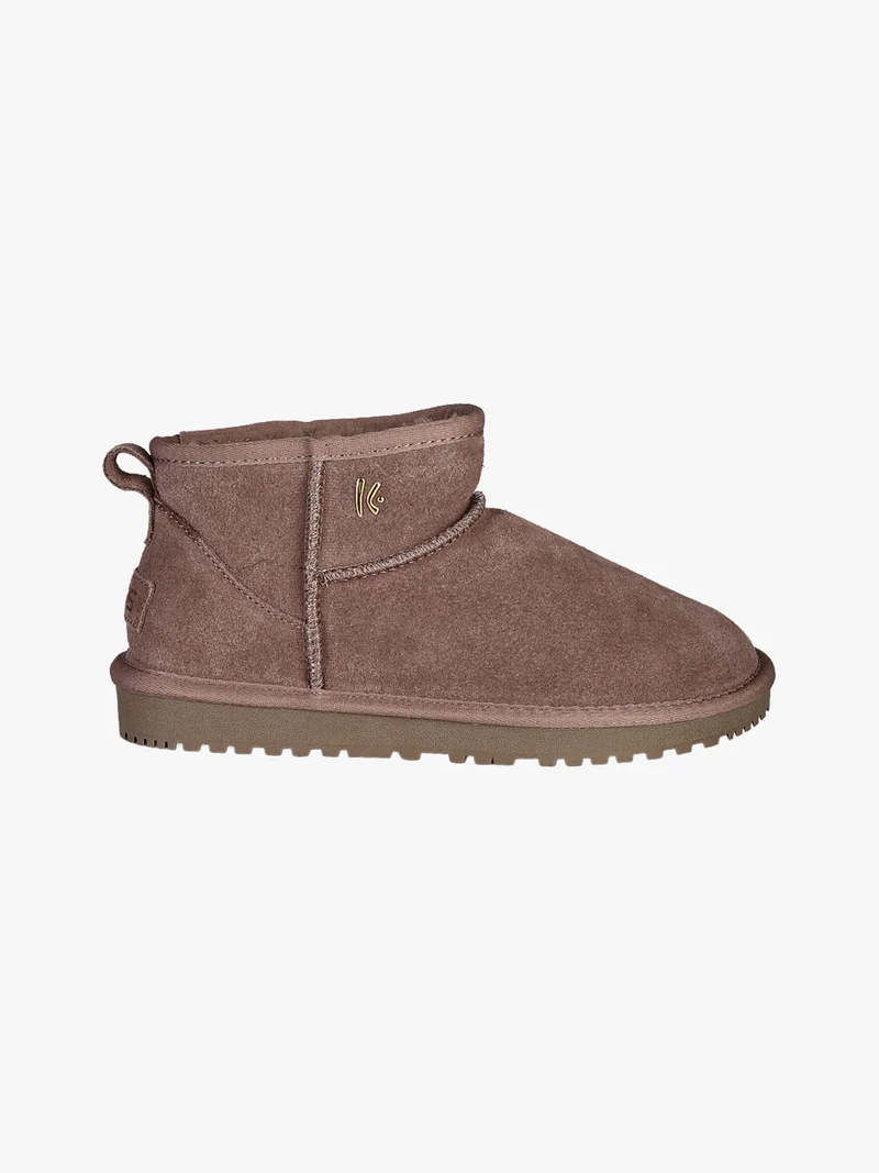 Stivaletti donna mammut in pelle - taupe