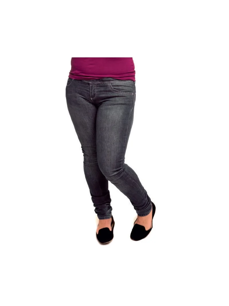 Jeggings conformato donna taglie forti - nero