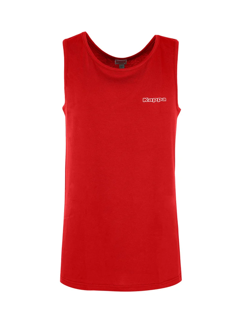 Canotta intima girocollo da uomo in cotone - rosso