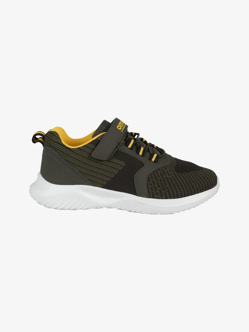 Sneakers da bambino in tessuto con strappo - verde