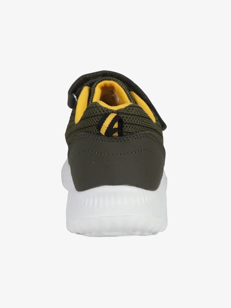 Sneakers da bambino in tessuto con strappo - verde