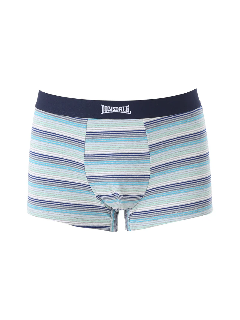 Boxer rigati da uomo in cotone - grigio