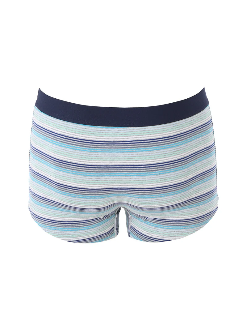 Boxer rigati da uomo in cotone - grigio