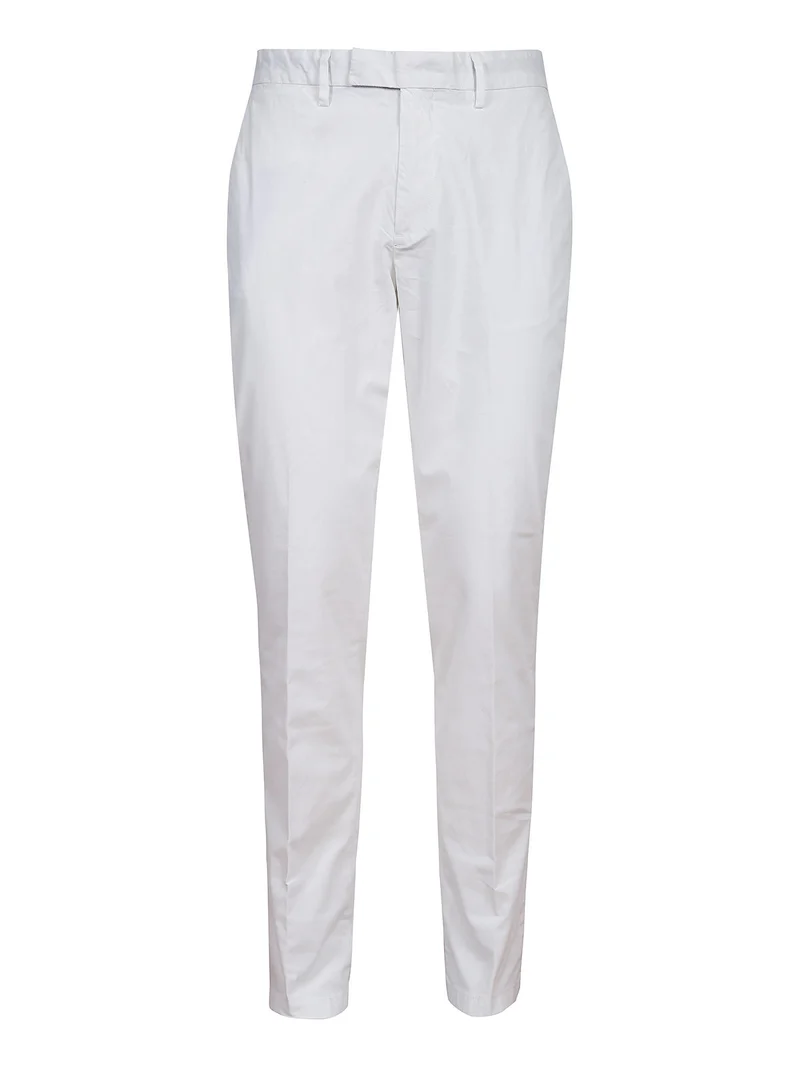 Pantaloni chino da uomo in cotone - bianco