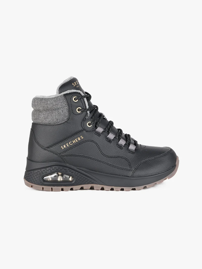 UNO RUGGED NATURES BLISS Scarponi donna stringati - nero
