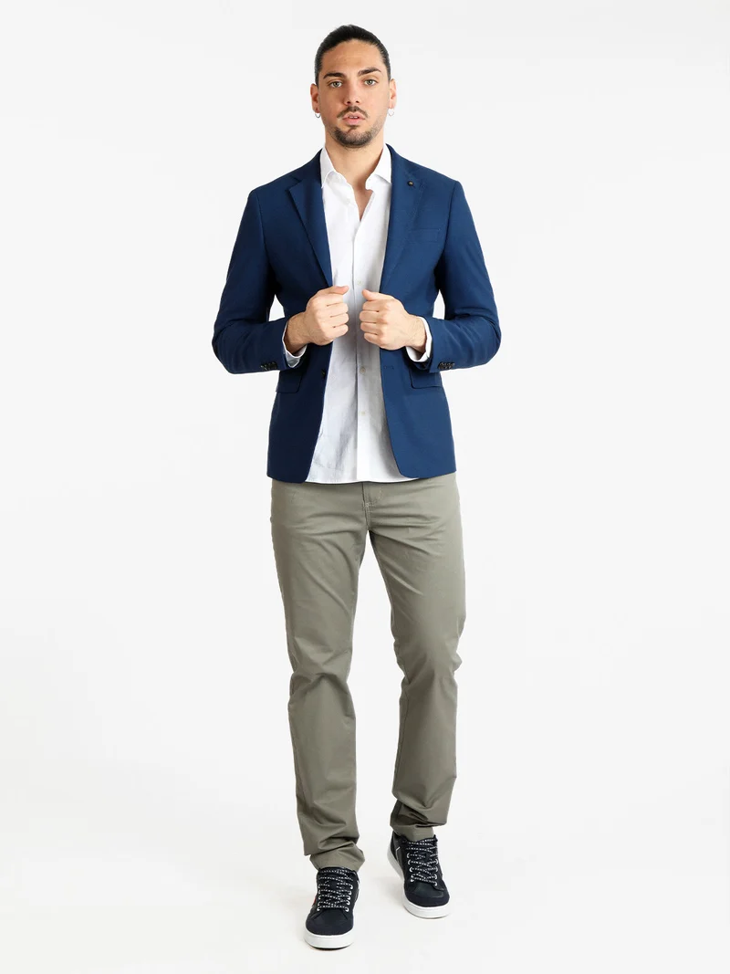 Blazer elegante da uomo - blu