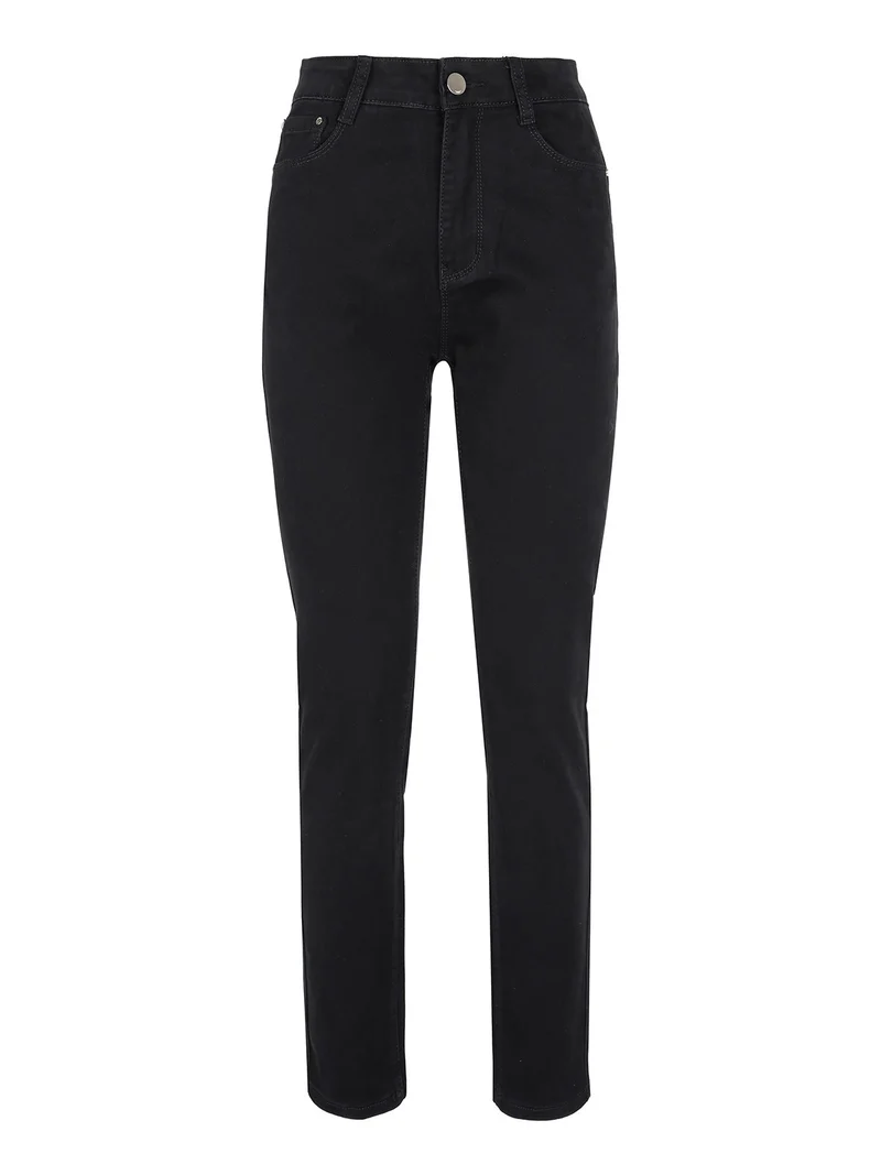 Pantaloni donna regular fit - nero
