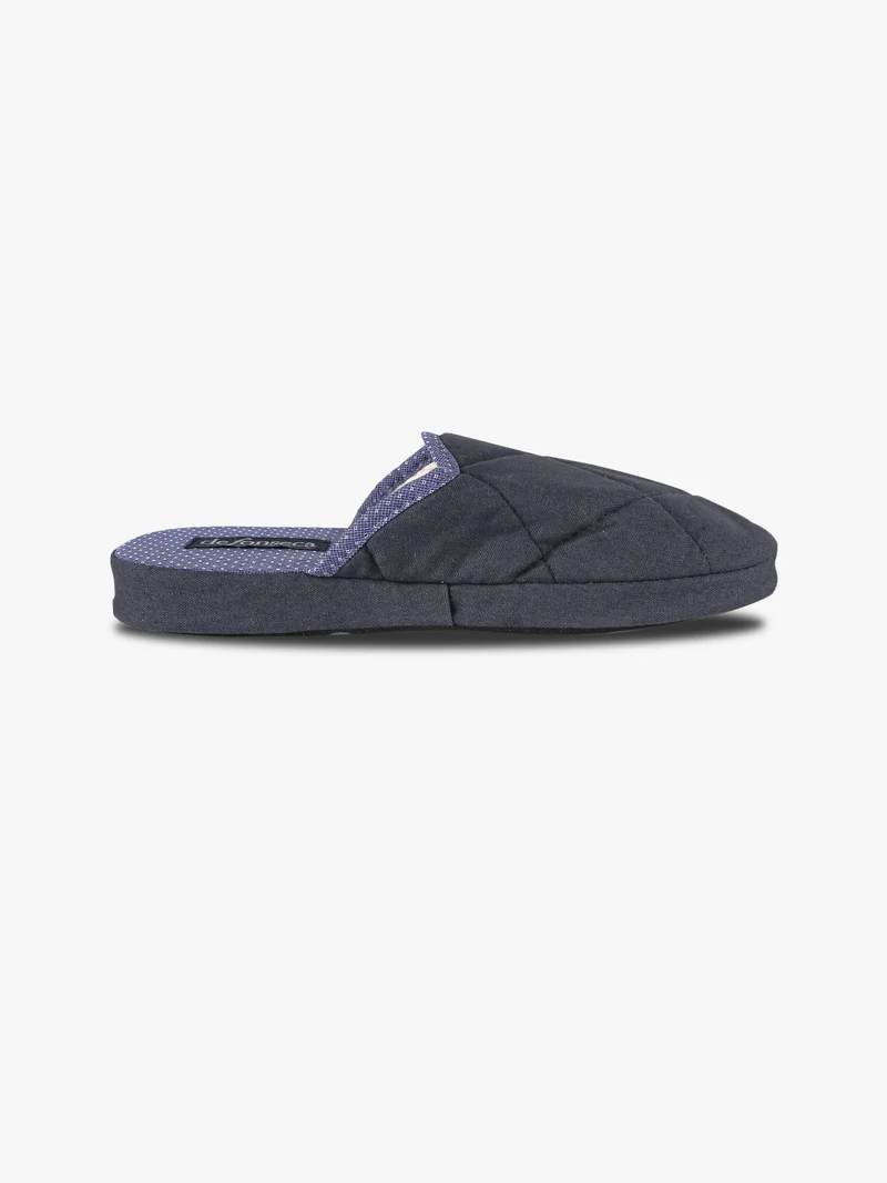 Pantofole uomo in tessuto - blu scuro