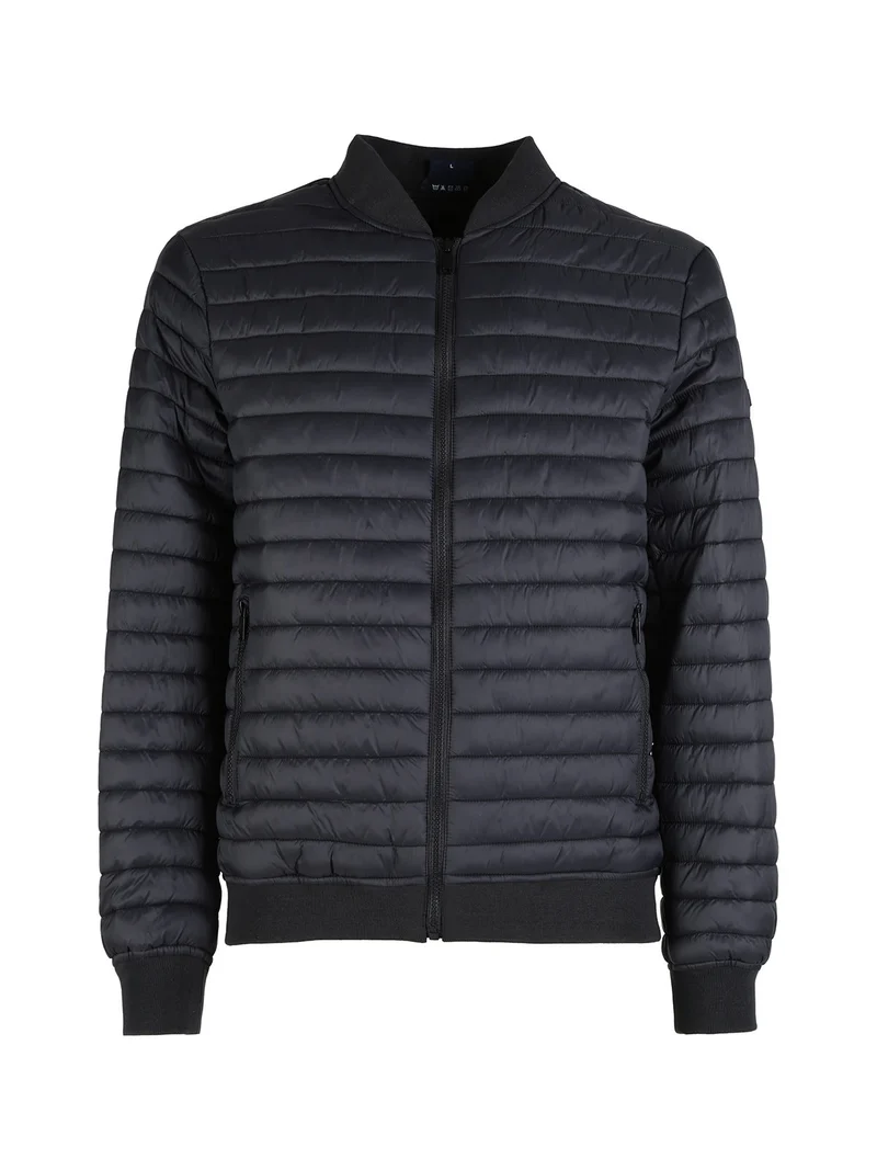 Piumino da uomo 100 g con zip - nero