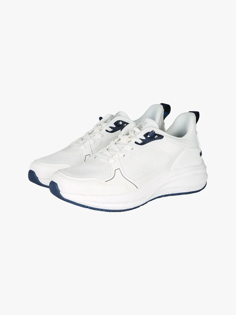 Sneakers da uomo con lacci elastici - bianco