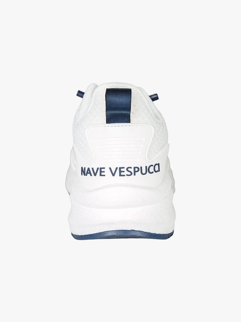 Sneakers da uomo con lacci elastici - bianco