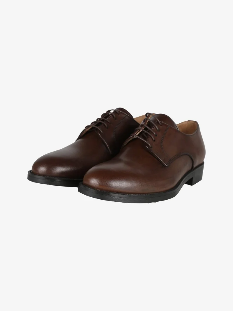 Scarpe classiche in pelle uomo - marrone