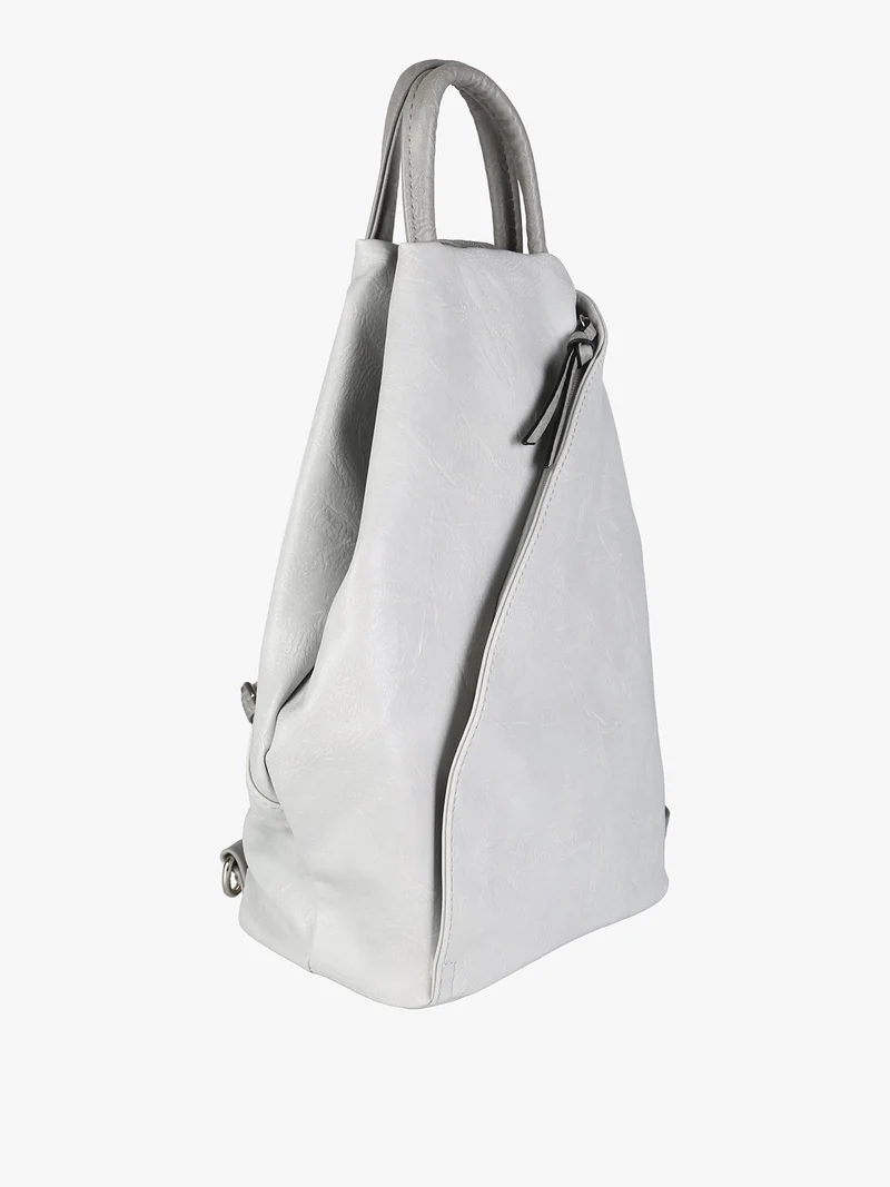 Zaino da donna in ecopelle - grigio chiaro