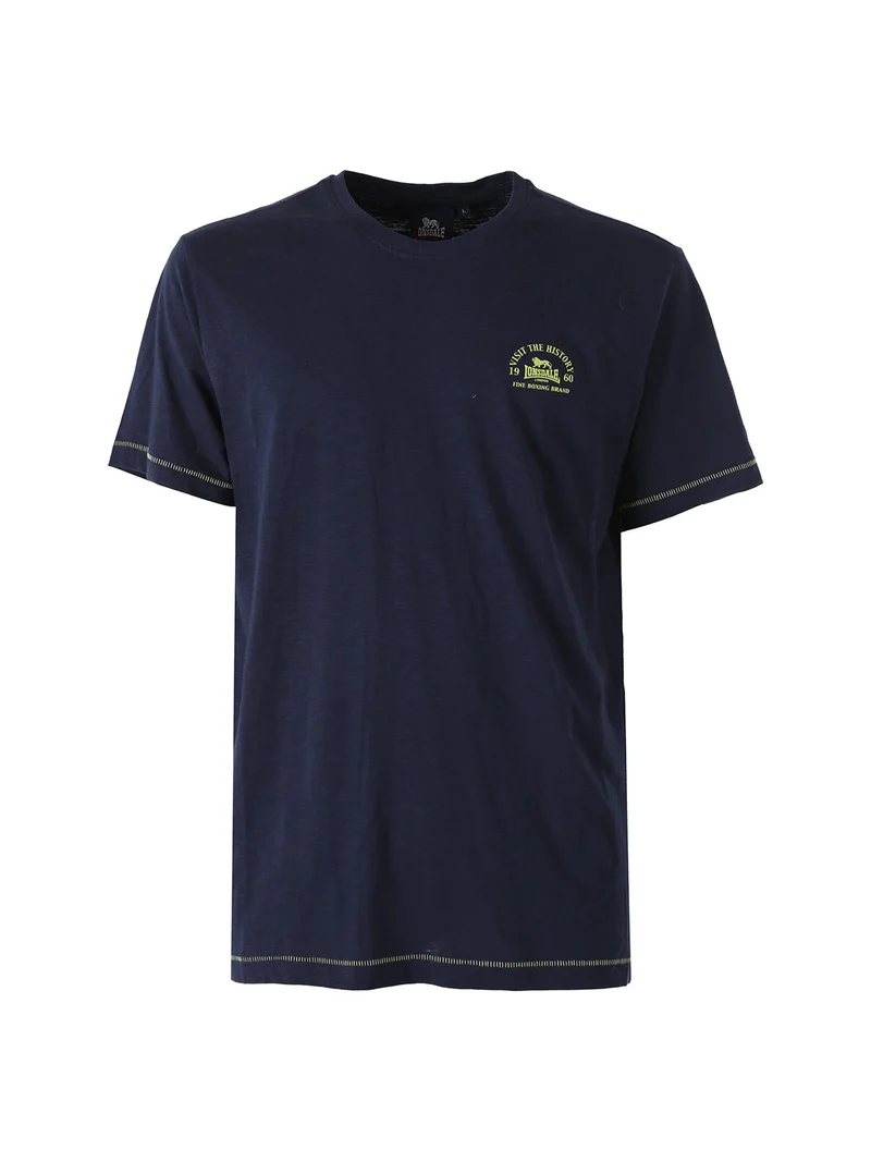 T-shirt da uomo in cotone - blu scuro
