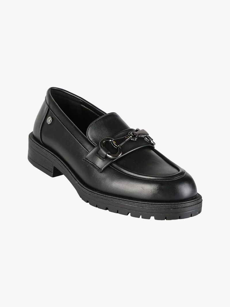 Mocassini donna in ecopelle - nero