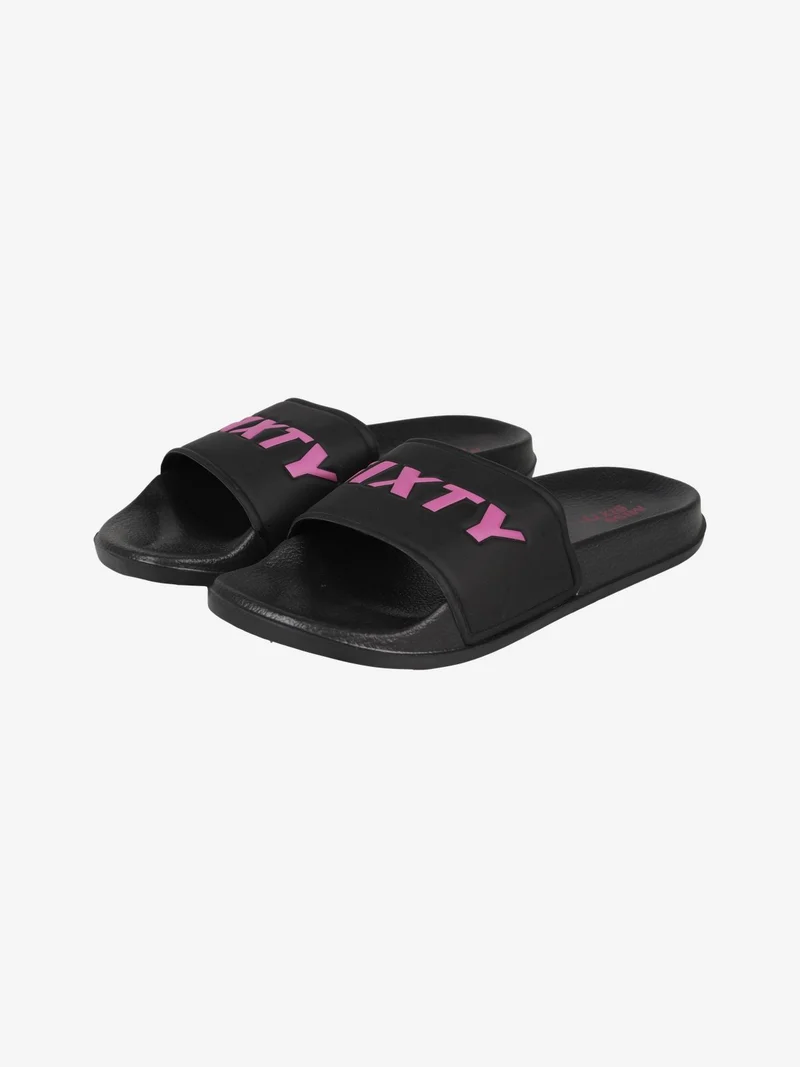 Ciabatte mare da donna in gomma - nero