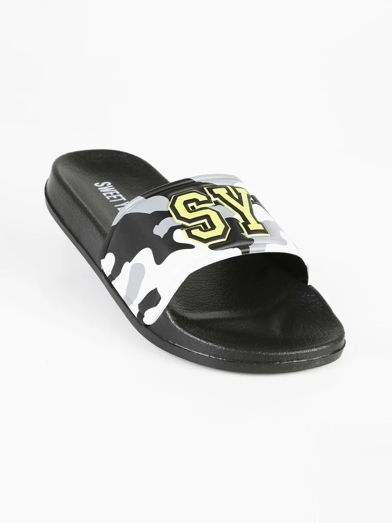 Ciabatte mare bambino militare - grigio