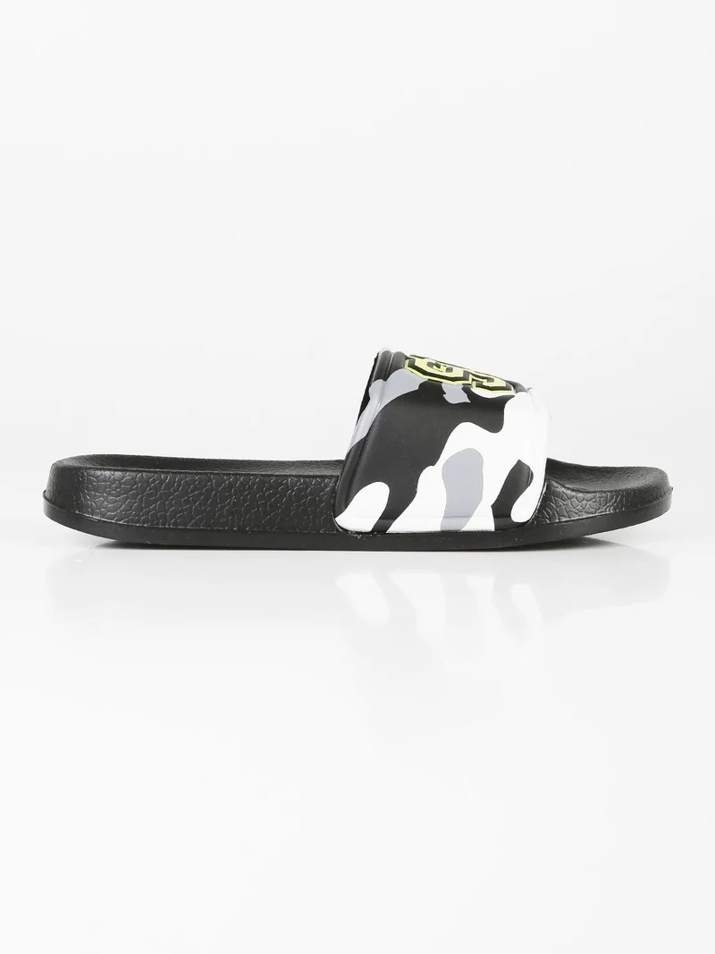 Ciabatte mare bambino militare - grigio