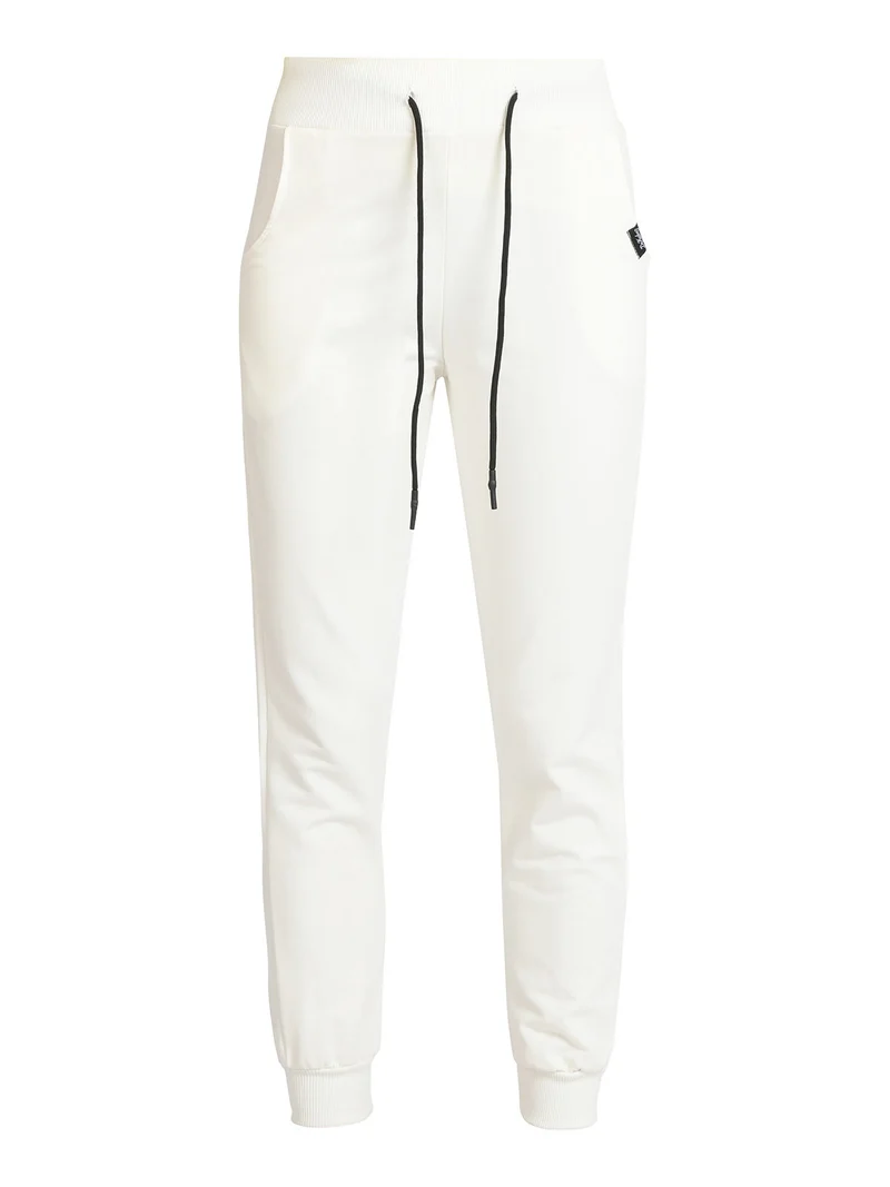Pantaloni sportivi leggeri donna - panna