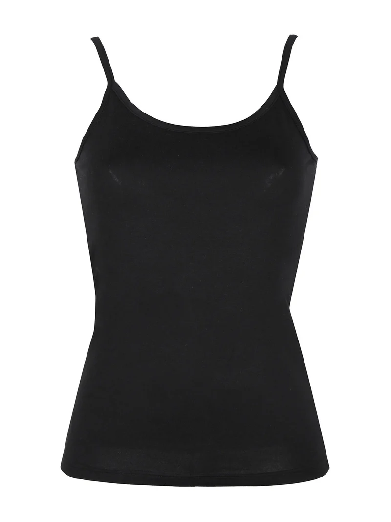 Canotta donna in cotone modal - nero