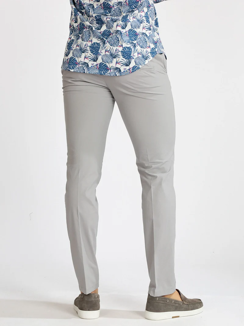 Pantaloni casual da uomo - grigio