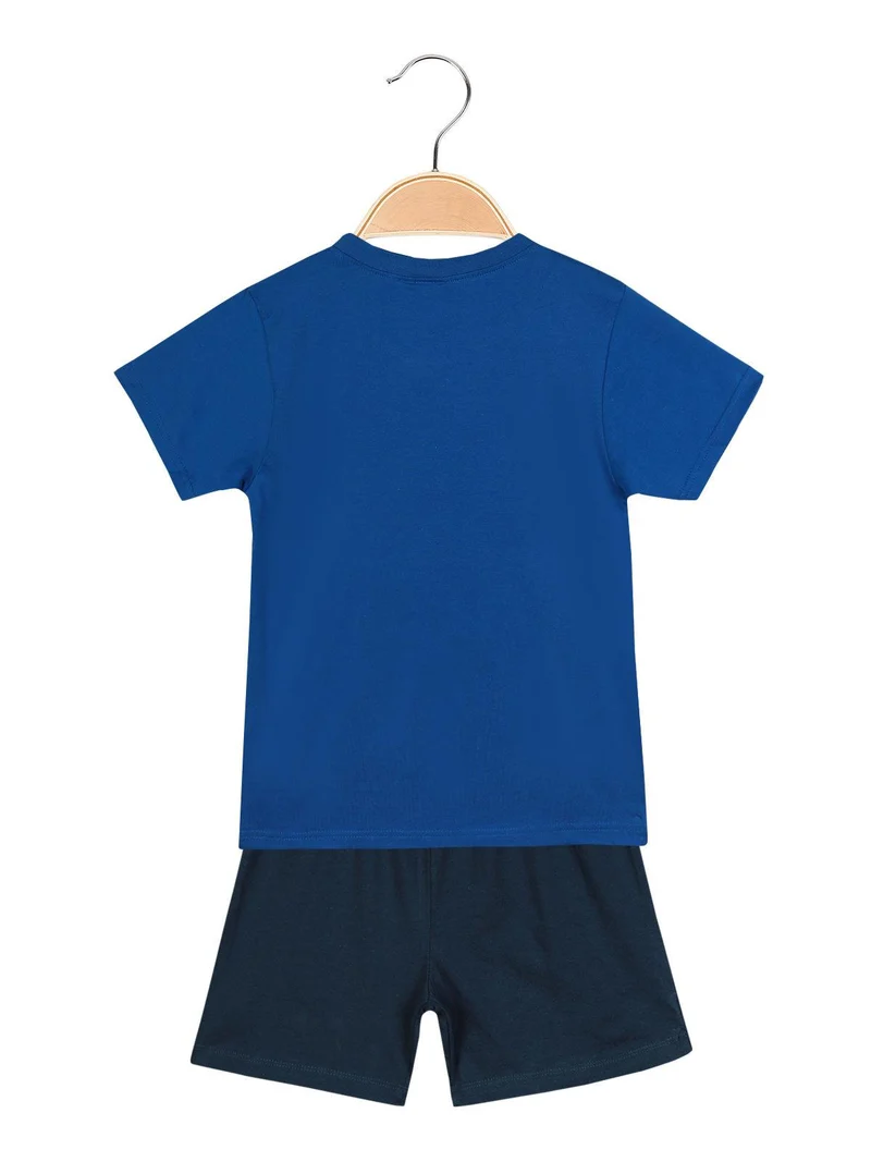 Pigiama corto George - blu