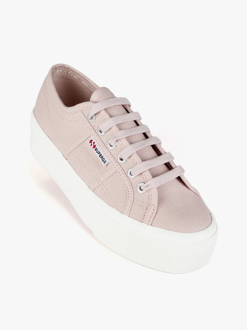 2790 PLATFORM Sneakers donna in tela con platform - rosa