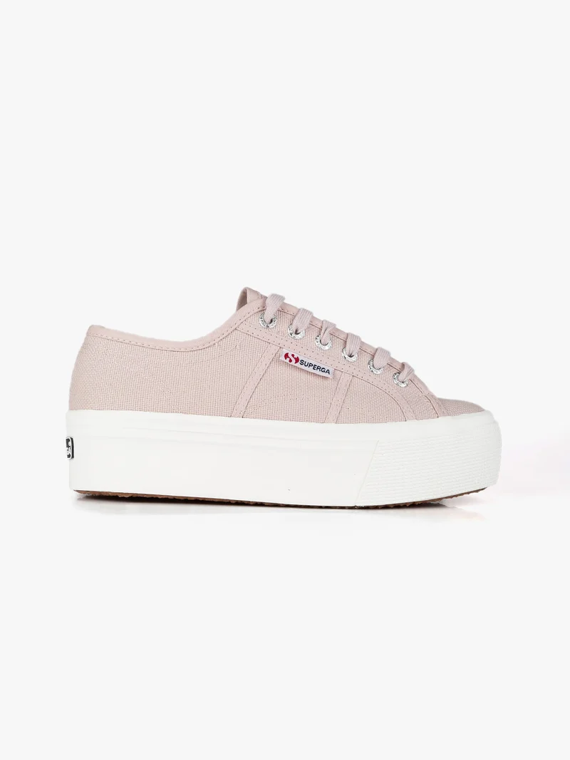 2790 PLATFORM Sneakers donna in tela con platform - rosa