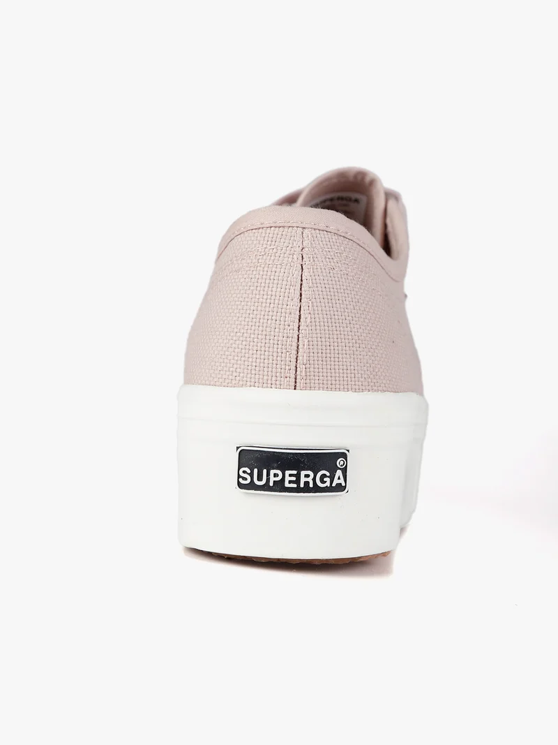 2790 PLATFORM Sneakers donna in tela con platform - rosa
