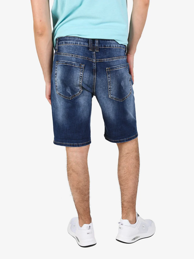 Bermuda da uomo in jeans con strappi - jeans