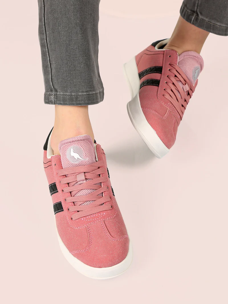 Sneakers basse da donna - rosa