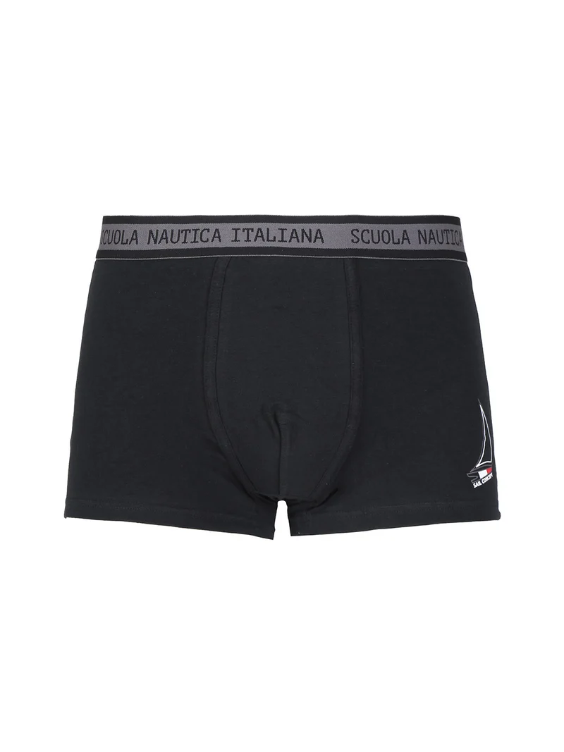 Boxer da uomo tinta unita - nero
