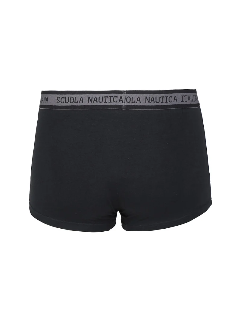 Boxer da uomo tinta unita - nero