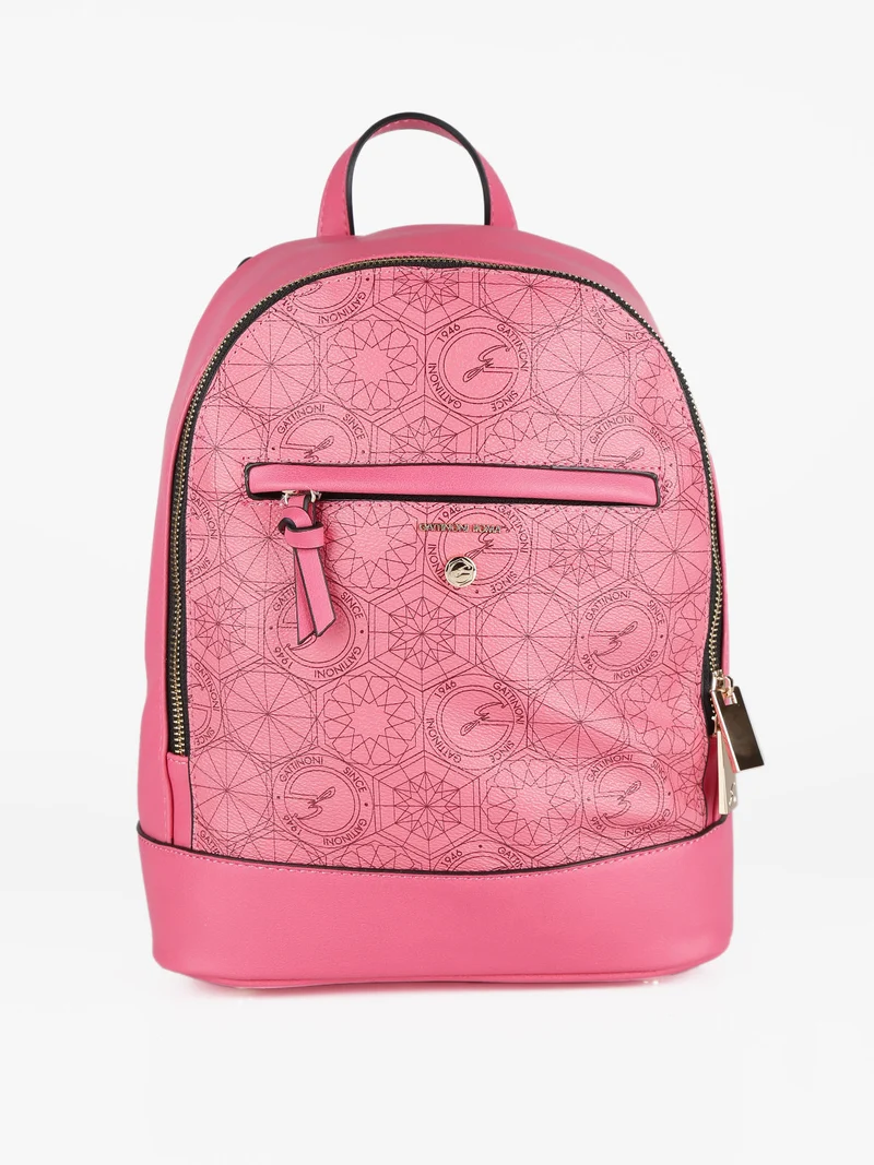 Zainetto donna con stampe - fucsia