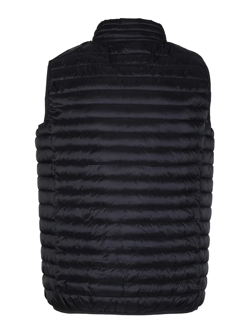 Gilet imbottito da uomo - blu scuro