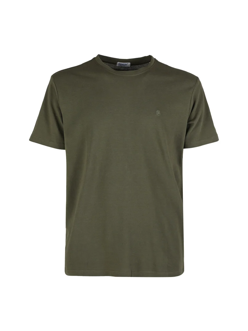 T-shirt da uomo in cotone - militare