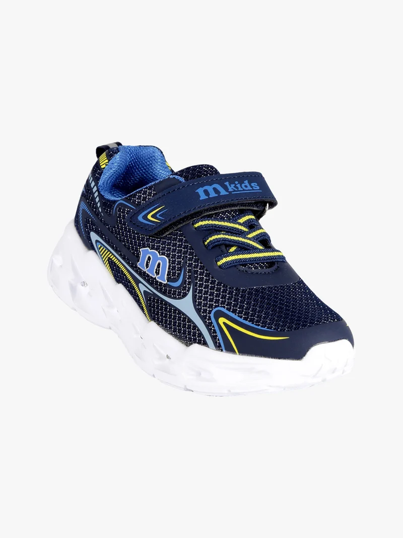 Sneakers sportive da ragazzo con luci - blu