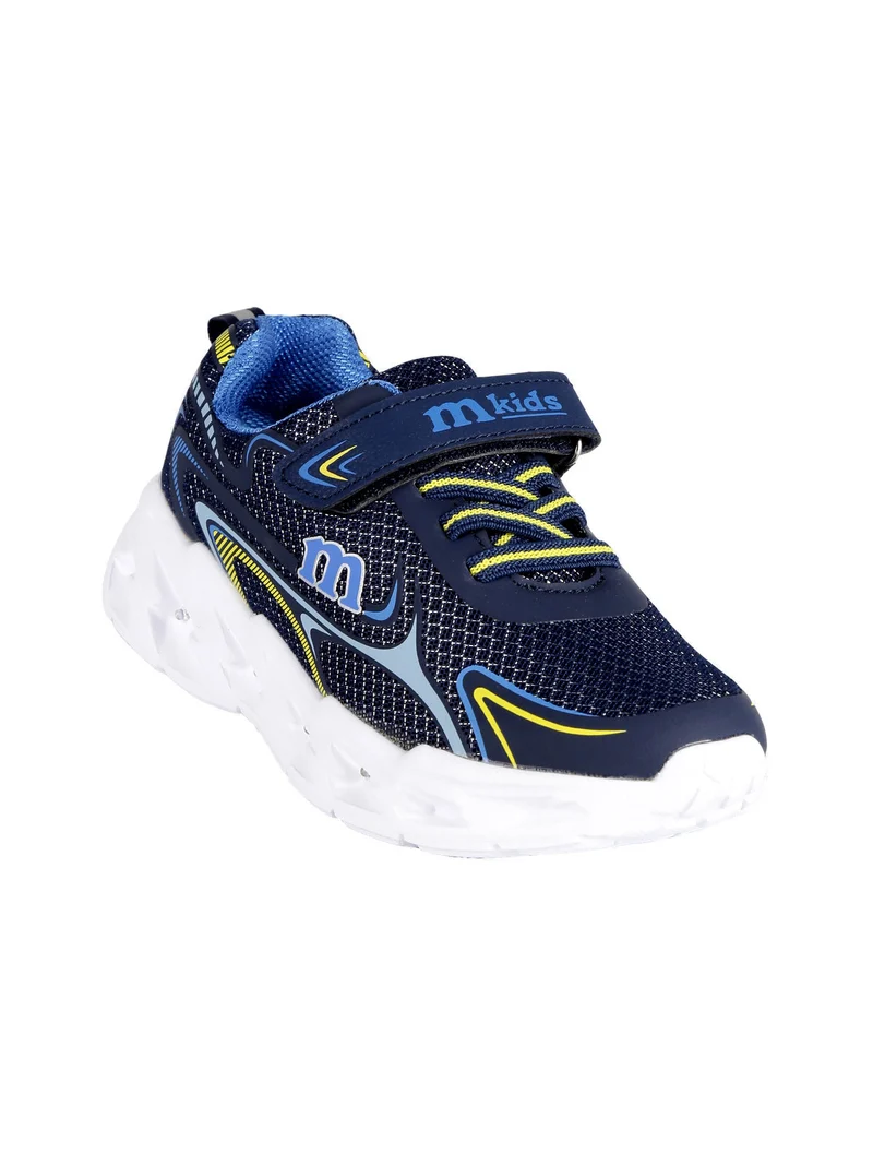 Sneakers sportive da ragazzo con luci - blu