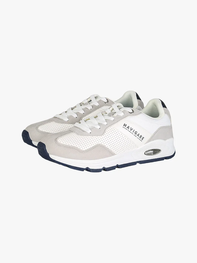 Sneakers stringate da uomo con camera ad aria - grigio