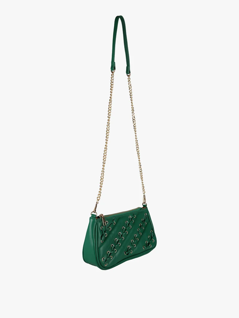 Borsa donna con intrecci - verde