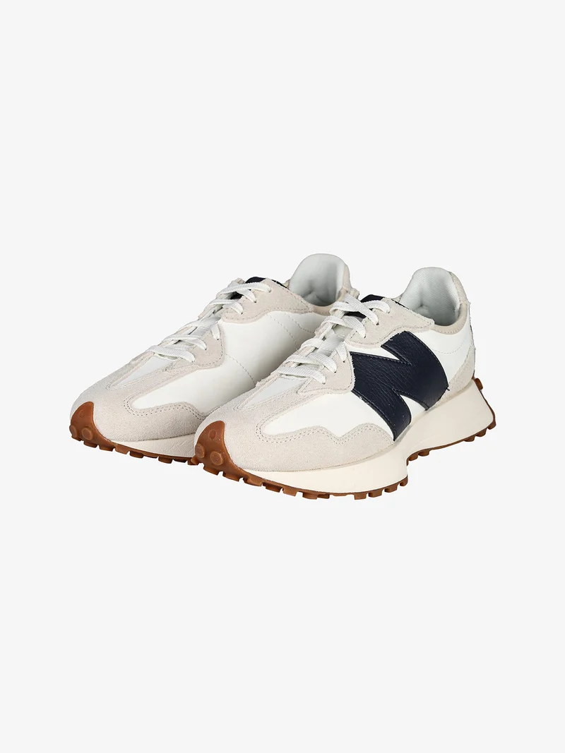 327 Sneakers donna in pelle - bianco