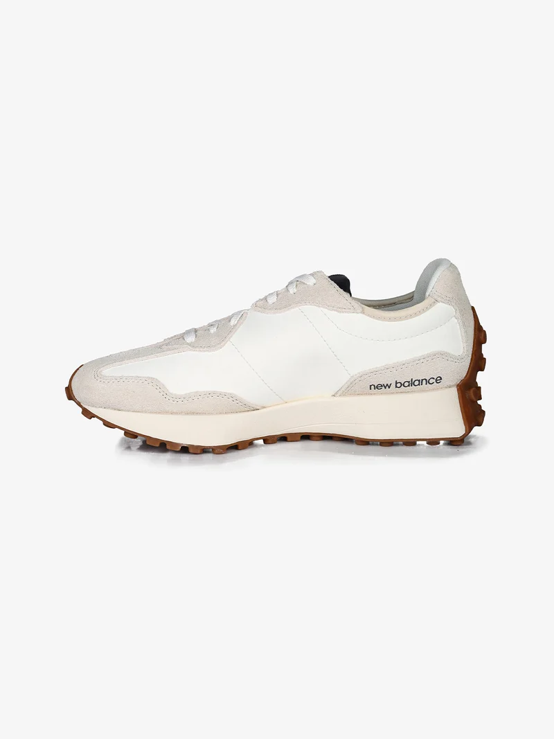 327 Sneakers donna in pelle - bianco