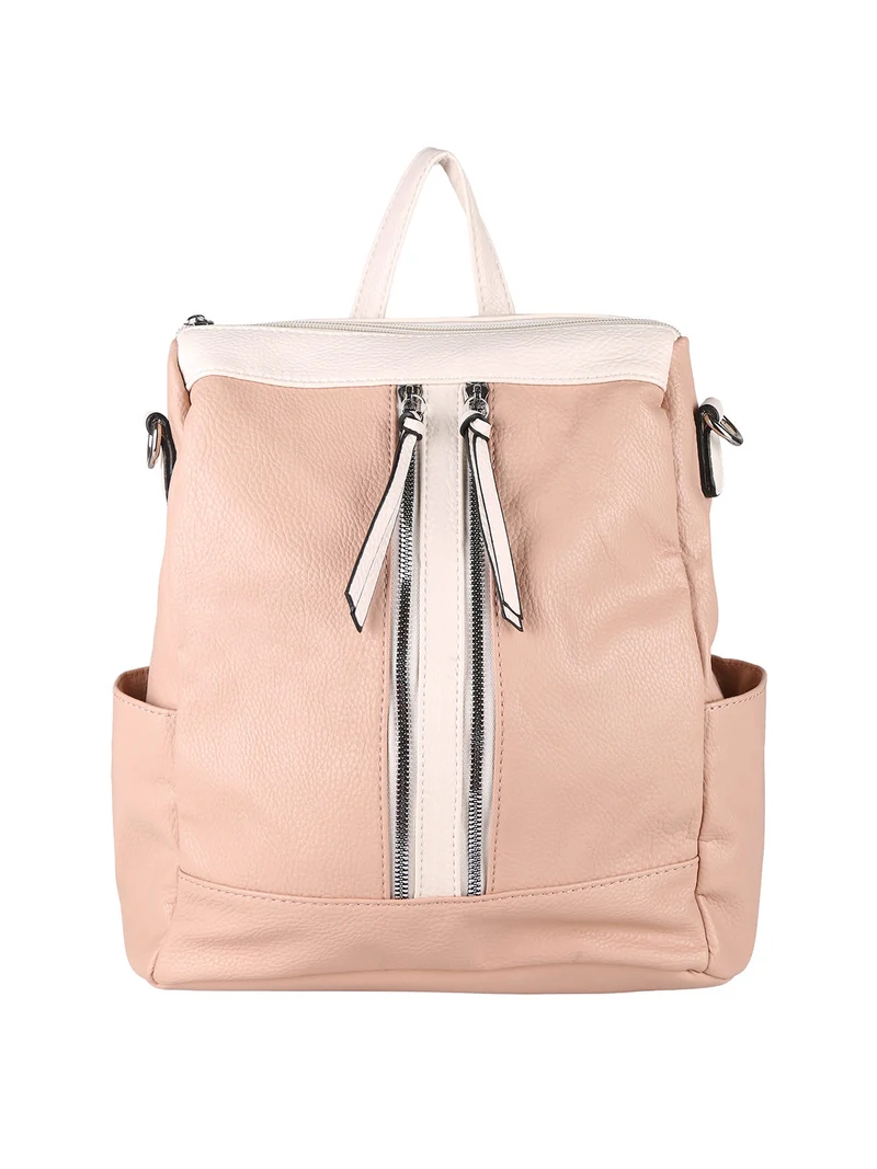 Zaino donna in ecopelle - rosa