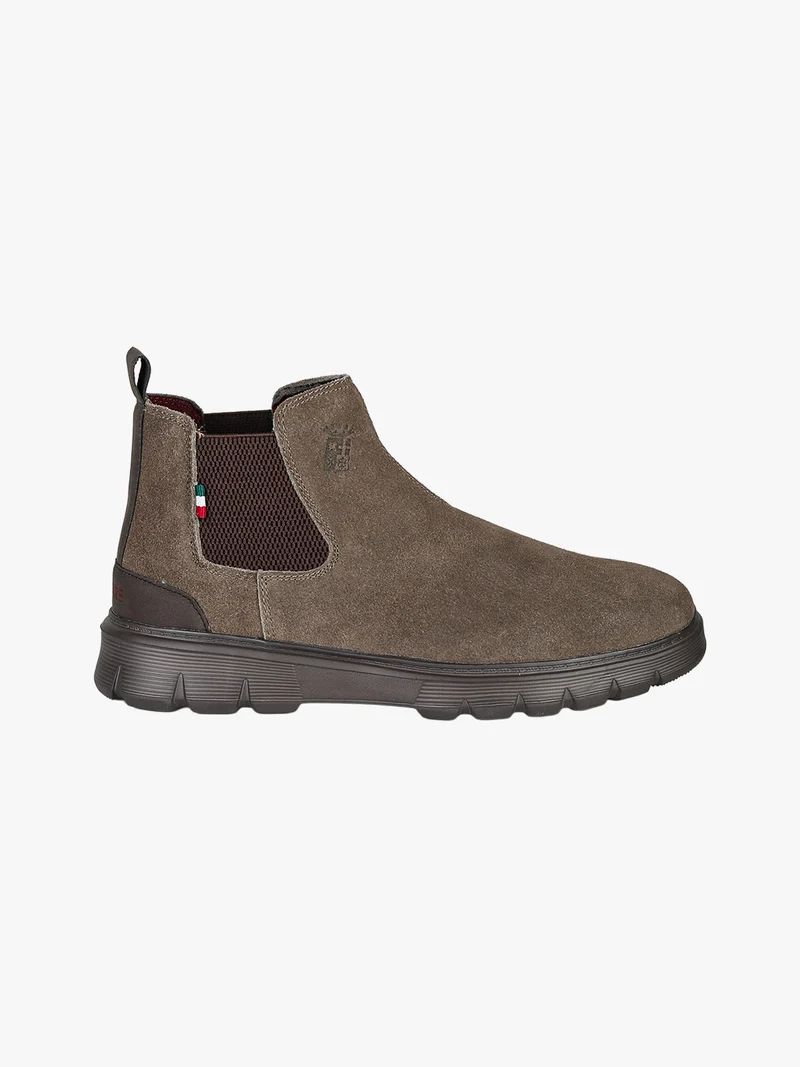 Stivaletti in pelle scamosciata da uomo - taupe