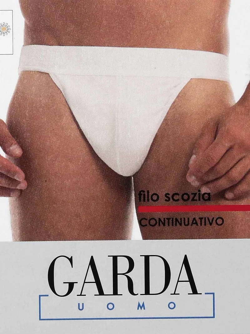 Slip uomo in cotone filo di scozia - bianco