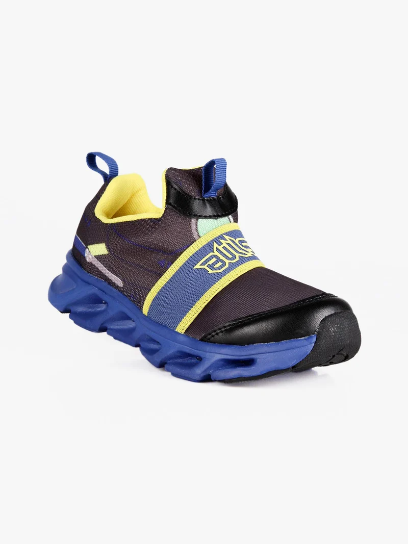 Scarpe bimbo in tessuto con luci - navy