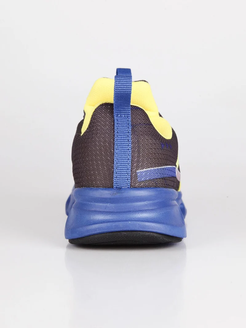 Scarpe bimbo in tessuto con luci - navy