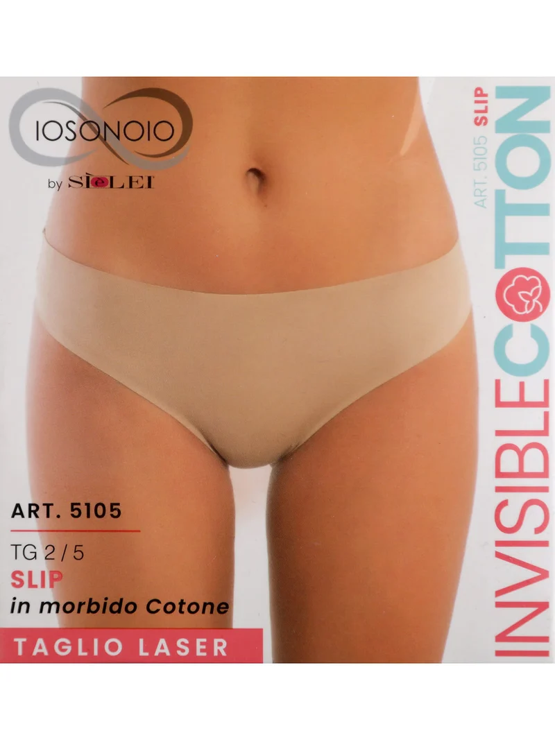 Slip donna in cotone taglio laser - nudo