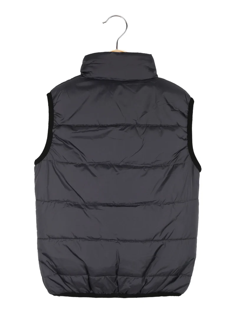 Gilet imbottito da bambino - grigio scuro