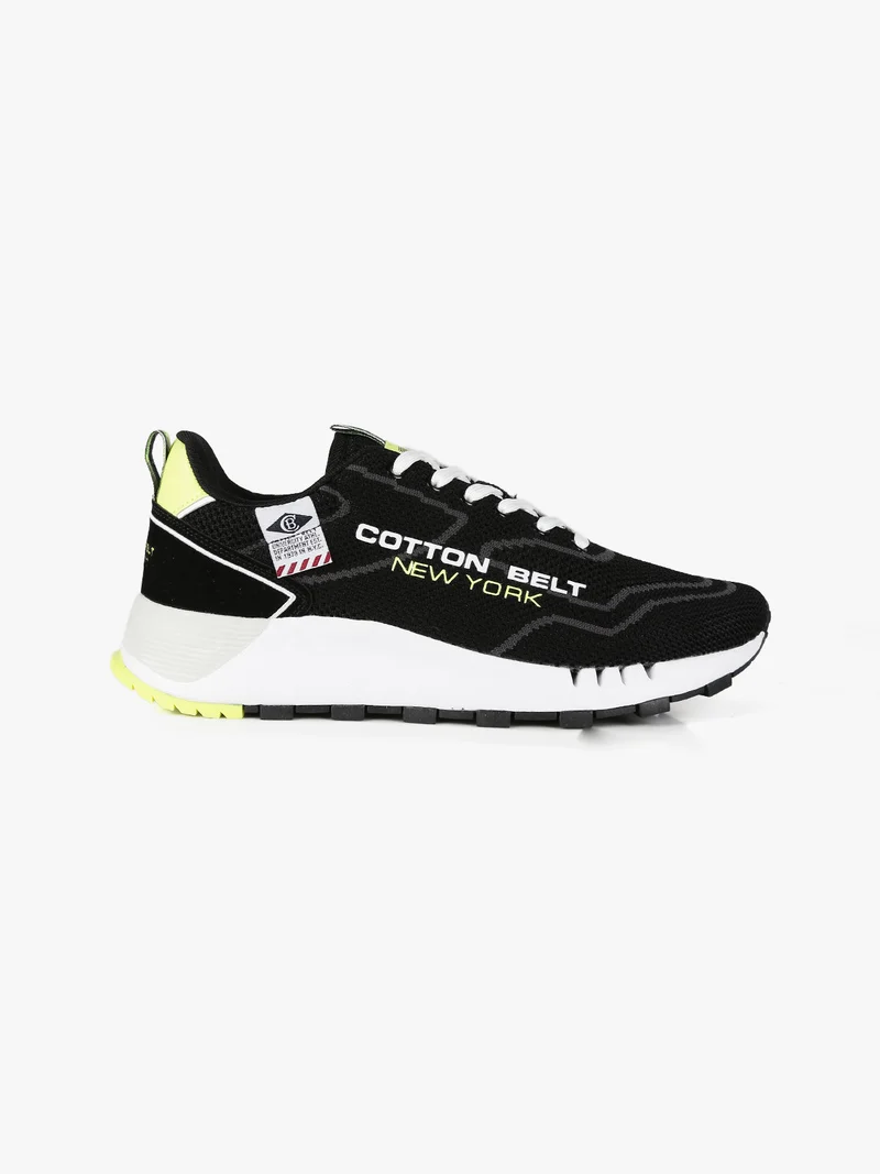 Sneakers uomo in tessuto - nero